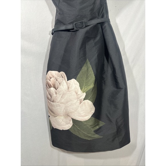 NEW $650 Sachin Babi [ 10 ] Shay Rose Strapless Mikado Midi Cocktail Dress J2043 - Picture 10 of 14